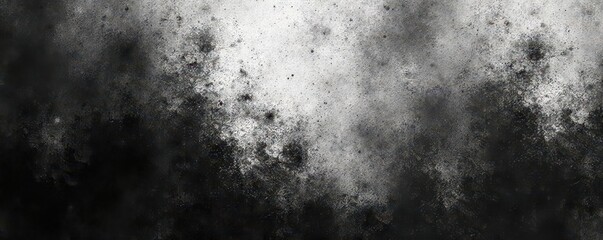 Abstract black and white distressed background, chaotic pattern  , bw, crack, monochrome