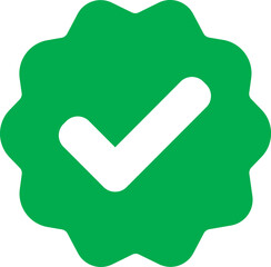 Green check mark icon, checkbox icon, correct

