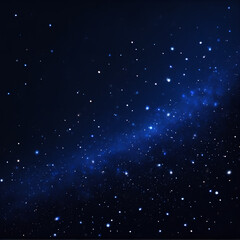 Obraz premium Vast deep space filled with countless glowing stars