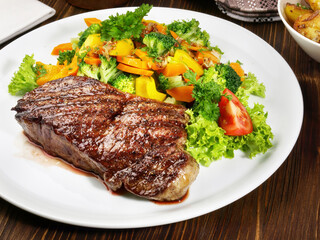 Entrecote Double with Vegetables