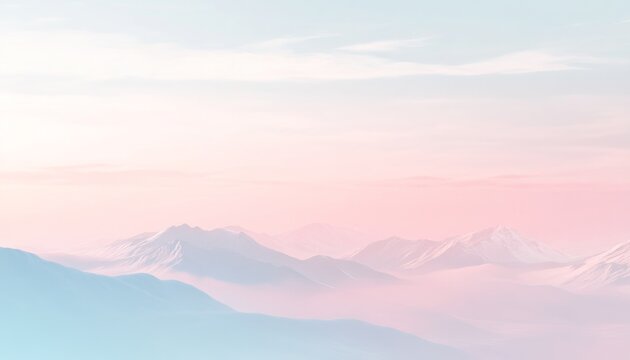 A soft pink and sky blue gradient. Featuring soft pink merging into sky blue. Emphasizing calm and serenity. Ideal for gentle and peaceful visuals