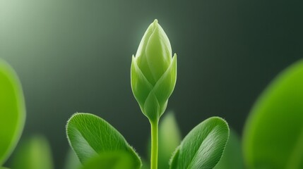 Obraz premium Closeup of vibrant green leaves detailed look at nature textures and colors