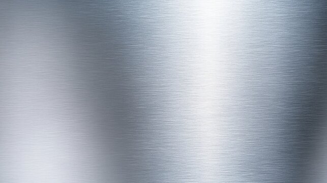 Brushed metal texture background with light reflections for industrial design brushed