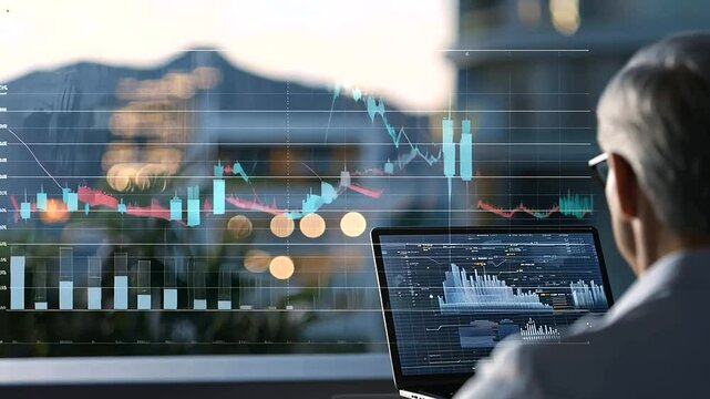 Digital Dashboard Analysis for Business Growth on Rooftop