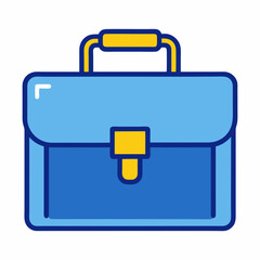 blue briefcase icon