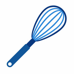 kitchen whisk isolated on white