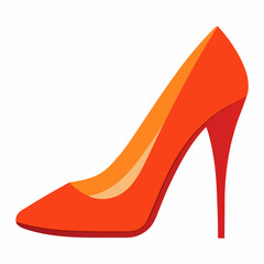 red high heel shoes