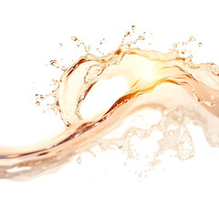Fototapeta premium orange juice splash isolated