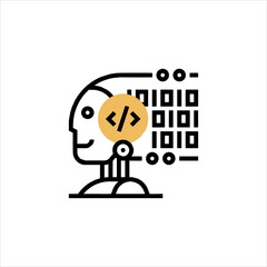 vector illustration of a silhouette of a man