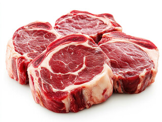 Fresh cut meat ready for barbecue or grilling at home