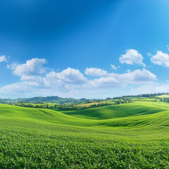 Naklejka premium panorama blue sky with white cloud background nature view 