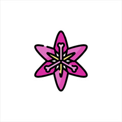 abstract flower icon