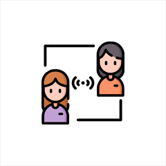 business woman with blank board