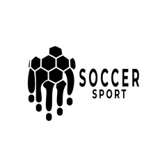 Soccer Sport channel logo design vector template. Football creative logo design