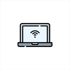vector laptop icon