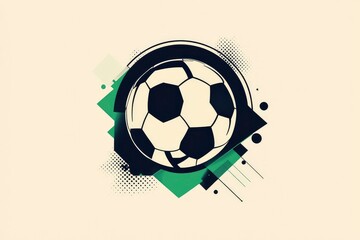 A clean and simple illustration celebrating International Football Day: a single football placed at the center of the design on a white or neutral background