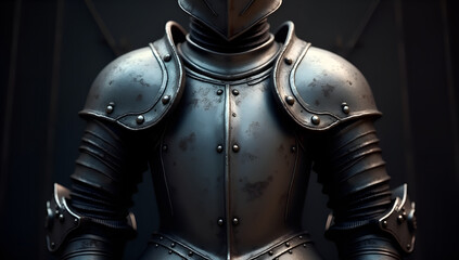 Steely Resolve: Intricate Armor for the Bold