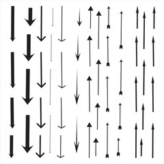 Variety of Vertical Arrows 