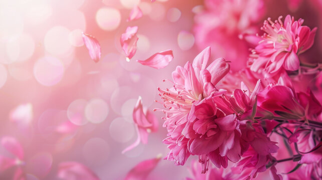 pink flower background