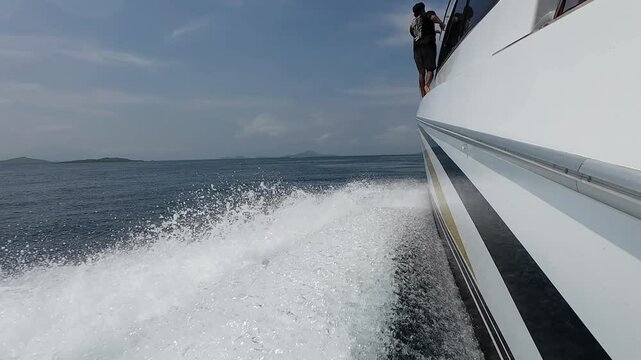 Boat in the Indean oceane