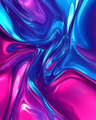 Obraz premium A vibrant magenta and blue gradient. Featuring magenta merging into blue. Emphasizing boldness and creativity. Ideal for innovative, modern designs