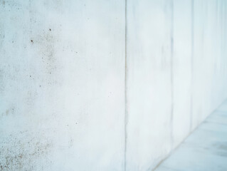 Obraz premium Concrete wall with subtle texture and light shadow in an urban setting during daylight