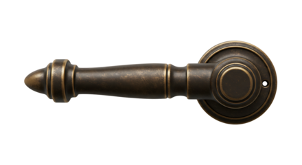 Elegant Antique Bronze Door Handle Vintage Style Home Decor old dark knob pull room grip metal brass