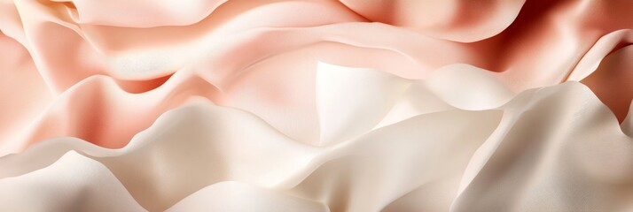 Obraz premium A warm peach blossom gradient background. Featuring soft pinks, gentle corals, and creamy whites. Emphasizing softness and romance. Ideal for wedding branding