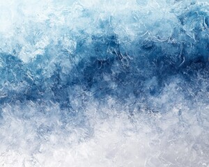 Fototapeta premium A winter frost gradient background. Featuring icy blues fading into cool whites. Emphasizing freshness and purity. Ideal for seasonal marketing