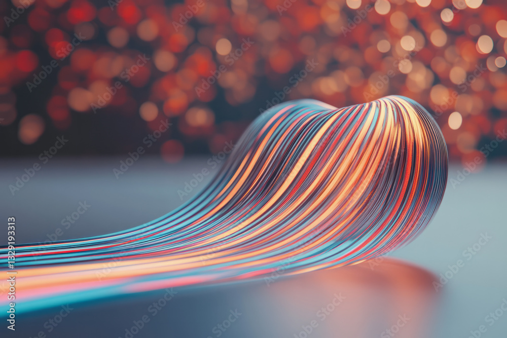 Aufkleber a colorful abstract background with a blur