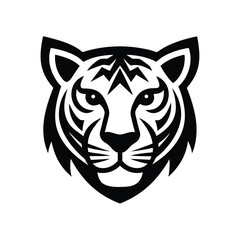 tiger head vector illustration