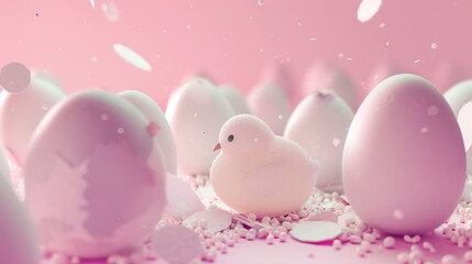 Enchanting Easter Theme Background: A Celebration of Spring and New Beginnings