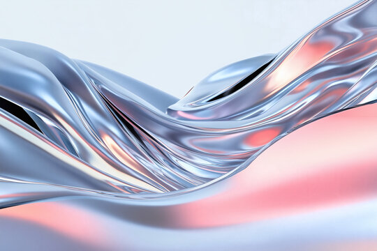 Abstract Metallic Swirl