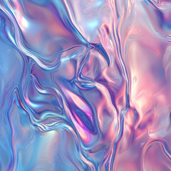 Fototapeta premium Abstract swirling pastel pattern with fluid blue and pink textures
