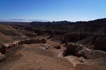 Fototapeta premium Charyn Canyon. Valley of Castles. The State National Nature Park.