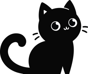 cat vector silhouettes