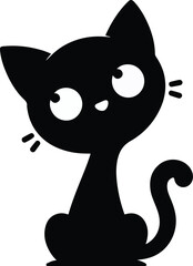 cat vector silhouettes
