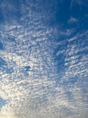 blue sky with clouds