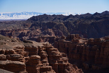 Charyn Canyon. Valley of Castles. The State National Nature Park.