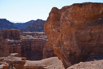 Charyn Canyon. Valley of Castles. The State National Nature Park.