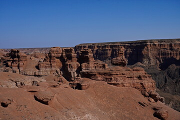 Fototapeta premium Charyn Canyon. Valley of Castles. The State National Nature Park.