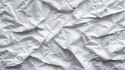 Obraz premium Crumpled texture background in white wheatpaste street poster style.