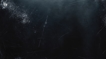 Paraphrased title: "White dust and scratches on a dark background. The texture of dirt on glass."