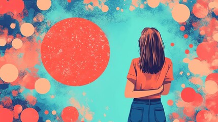 A person setting healthy boundaries, saying no with confidence