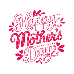 Fototapeta premium I Love you Mom typography t-shirt design vector art illustration