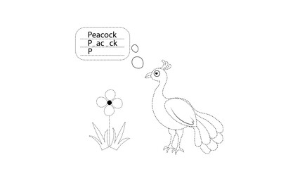 bird and flowers ABC Connect the Dots Coloring Pages  Fun  Educational Printable Activity for Kids