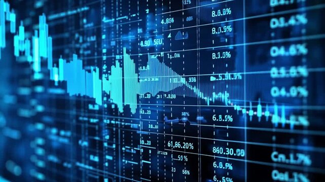 Exploring stock market trends through real-time data visualization, highlighting performance indicators and market movements in a dynamic environment