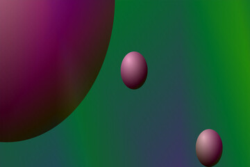 Realistic balloons on color background. Abstract design template for brochures, flyers, magazines, business cards, banners, headlines, book covers.