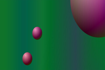 Realistic balloons on color background. Abstract design template for brochures, flyers, magazines, business cards, banners, headlines, book covers.