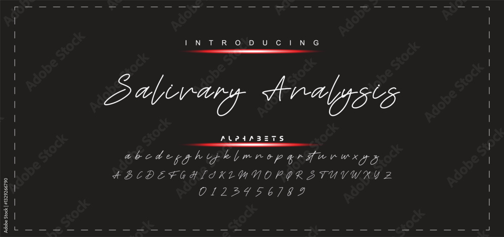 Fototapete hand drawn calligraphic vector monoline font. distress signature letters. modern script calligraphy 